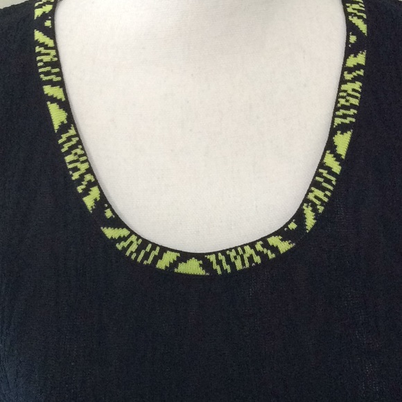 ❤️ MING WANG black sleeveless knit shell, sz M - Picture 2 of 7